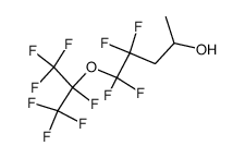 5-Perfluoroisopropyloxy-4,4,5,5-tetrafluorpentan-2-ol结构式