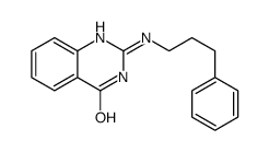 2-(3-phenylpropylamino)-1H-quinazolin-4-one Structure