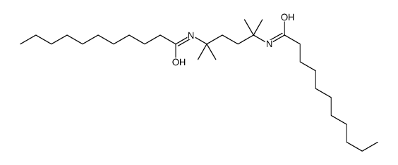 N-[2,5-dimethyl-5-(undecanoylamino)hexan-2-yl]undecanamide Structure
