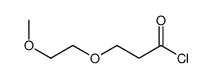 3-(2-methoxyethoxy)propanoyl chloride Structure