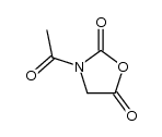 N-acetylglycine-N-carboxyanhydride结构式