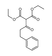 diethyl 2-(3-phenylpropanoyl)propanedioate Structure