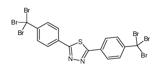 2,5-bis[4-(tribromomethyl)phenyl]-1,3,4-thiadiazole Structure