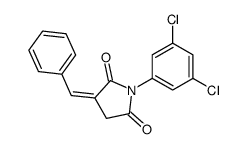 3-benzylidene-1-(3,5-dichlorophenyl)pyrrolidine-2,5-dione结构式