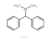 Benzenemethanamine,N,N-dimethyl-a-phenyl-,hydrochloride (1:1)结构式