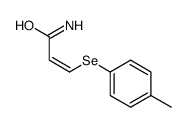 3-(4-methylphenyl)selanylprop-2-enamide Structure