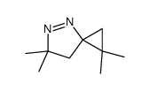 2,2,6,6-tetramethyl-4,5-diazaspiro[2.4]hept-4-ene结构式