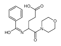 4-benzamido-5-morpholin-4-yl-5-oxopentanoic acid结构式