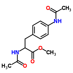 Methyl 4-acetamido-N-acetylphenylalaninate结构式