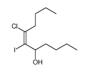 7-chloro-6-iodoundec-6-en-5-ol Structure
