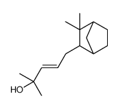 5-(3,3-dimethyl-2-bicyclo[2.2.1]heptanyl)-2-methylpent-3-en-2-ol Structure