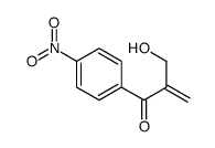 2-(hydroxymethyl)-1-(4-nitrophenyl)prop-2-en-1-one Structure