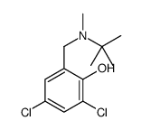 2-[[tert-butyl(methyl)amino]methyl]-4,6-dichlorophenol Structure