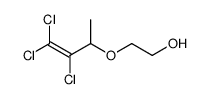 2-(3,4,4-trichlorobut-3-en-2-yloxy)ethanol结构式