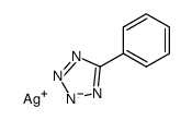 (5-phenyltetrazolato)silver(I)结构式