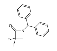 1-benzhydryl-3,3-difluoroazetidin-2-one结构式