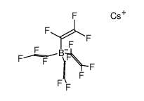 cesium tetrakis(1,2,2-trifluorovinyl)borate Structure
