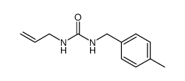 1-allyl-3-(4-methylbenzyl)urea Structure