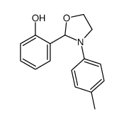 2-[3-(4-methylphenyl)-1,3-oxazolidin-2-yl]phenol Structure