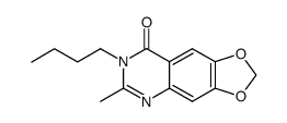 7-butyl-6-methyl-[1,3]dioxolo[4,5-g]quinazolin-8(7H)-one结构式