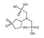 [[[(Tetrahydrothiophene 1,1-dioxide)-3-yl]imino]bis(methylene)]bisphosphonic acid picture