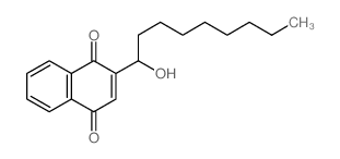 1,4-Naphthalenedione,2-(1-hydroxynonyl)-结构式