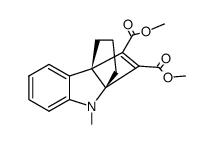 9,10-Bis(methoxycarbonyl)-2-methyl-3,4-benzo-2-azatricyclo[3.3.2.0]deca-3,9-diene结构式