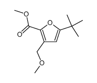 methyl 3-(methoxymethyl)-5-tert-butylfuran-2-carboxylate Structure