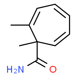 2,4,6-Cycloheptatriene-1-carboxamide,1,2-dimethyl-(9CI) structure