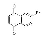 6-bromonaphthalene-1,4-dione Structure