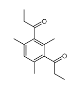 1-(2,4,6-trimethyl-3-propanoylphenyl)propan-1-one Structure