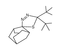 5',5'-di-tert-butyl-5'H-spiro[adamantane-2,2'-[1,3,4]thiadiazole] Structure