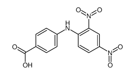 4-(2,4-dinitroanilino)benzoic acid结构式