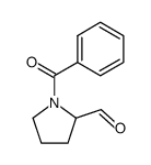 1-benzoylpyrrolidine-2-carbaldehyde结构式