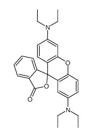 2',6'-bis(diethylamino)spiro[isobenzofuran-1(3H),9'-[9H]xanthene]-3-one结构式