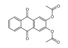2,3-diacetoxy-9,10-anthraquinone Structure