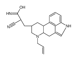 6-Allyl-alpha-cyanoergoline-8-propionamide结构式