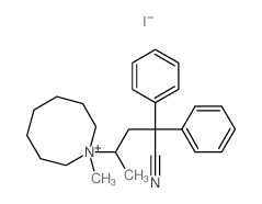 4-(1-methyl-1-azoniacyclooct-1-yl)-2,2-diphenyl-pentanenitrile picture