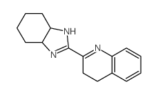 2-(3a,4,5,6,7,7a-hexahydro-1H-benzoimidazol-2-yl)-3,4-dihydroquinoline structure