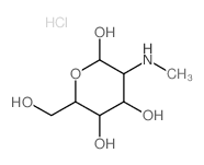 6-(hydroxymethyl)-3-methylamino-oxane-2,4,5-triol Structure