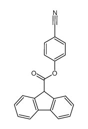 4-cyanophenyl 9H-fluorene-9-carboxylate Structure