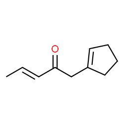 3-Penten-2-one,1-(1-cyclopenten-1-yl)-,(3E)-(9CI) Structure