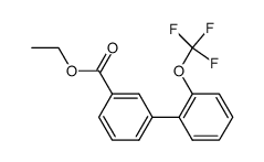 ethyl-3-(2-trifluoromethoxyphenyl)-benzoate Structure