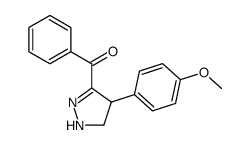 (4-(4-methoxyphenyl)-4,5-dihydro-1H-pyrazol-3-yl)(phenyl)methanone结构式