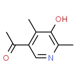 Ethanone, 1-(5-hydroxy-4,6-dimethyl-3-pyridinyl)- (9CI)结构式