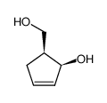 rel-(1R,5R)-5-(hydroxymethyl)cyclopent-2-en-1-ol Structure