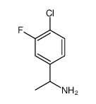 Benzenemethanamine, 4-chloro-3-fluoro-.alpha.-methyl- structure