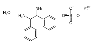 1,2-diphenylethane-1,2-diamine,platinum(2+),sulfate,hydrate结构式