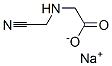 N-(Cyanomethyl)glycine sodium salt Structure