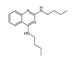 N2,N4-dibutylquinazoline-2,4-diamine结构式